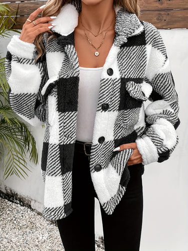Flanellhemd mit Karos Polyester Warm und Stilvoll