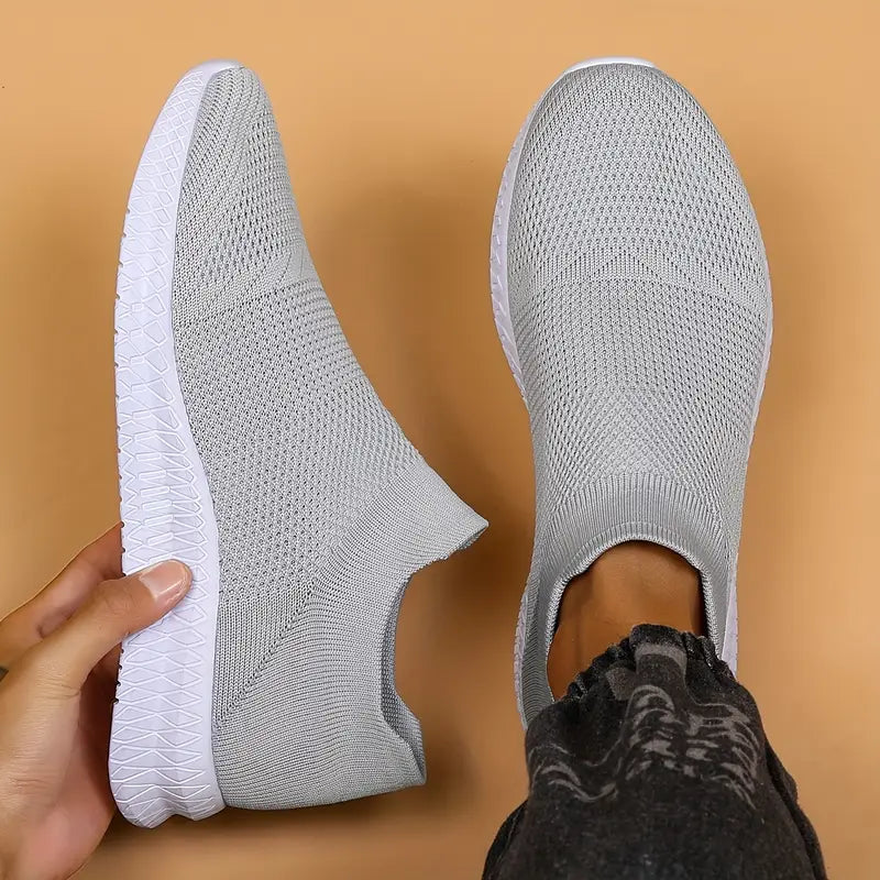 Herren Woven Knit Slip On Sock Schuhe