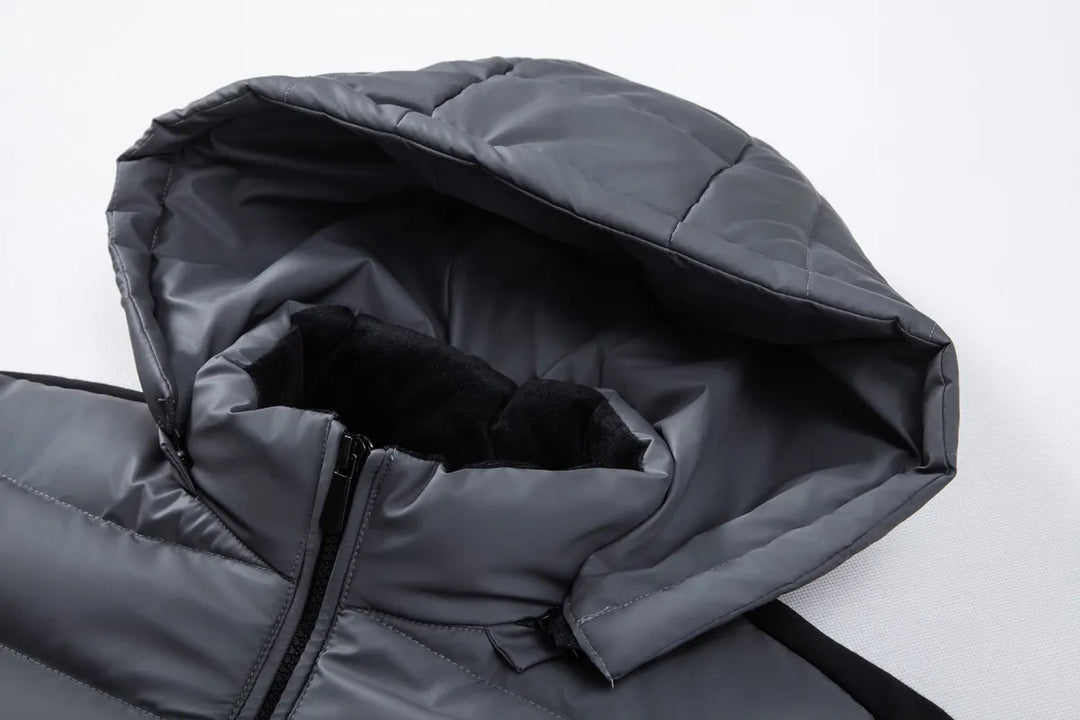 Shopnory | Freizeitwinterjacke mit Kapuze für Herren