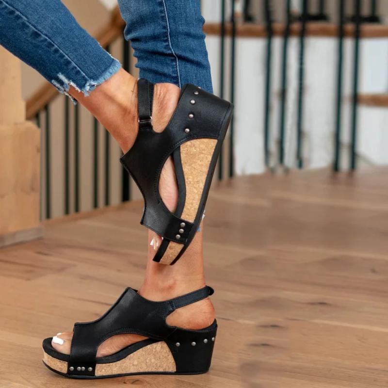 Sandalen Mit Keilabsatz