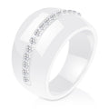 Damen Ring mit eleganter Kristallverzierung Shop Nory