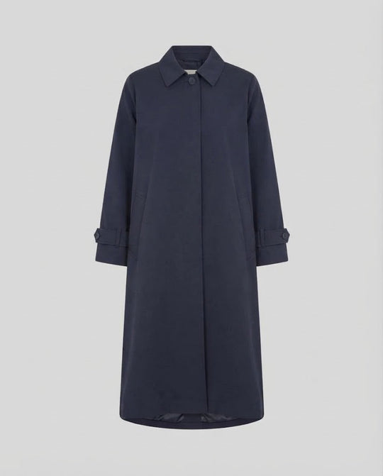 Damen Langer Oversize-Trenchcoat mit Knopfleiste, weitem Ärmel und kastiger Silhouette Shop Nory
