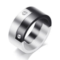 Herren Ring mit modernem, geometrischem Design und hochwertiger Oberfläche Shop Nory