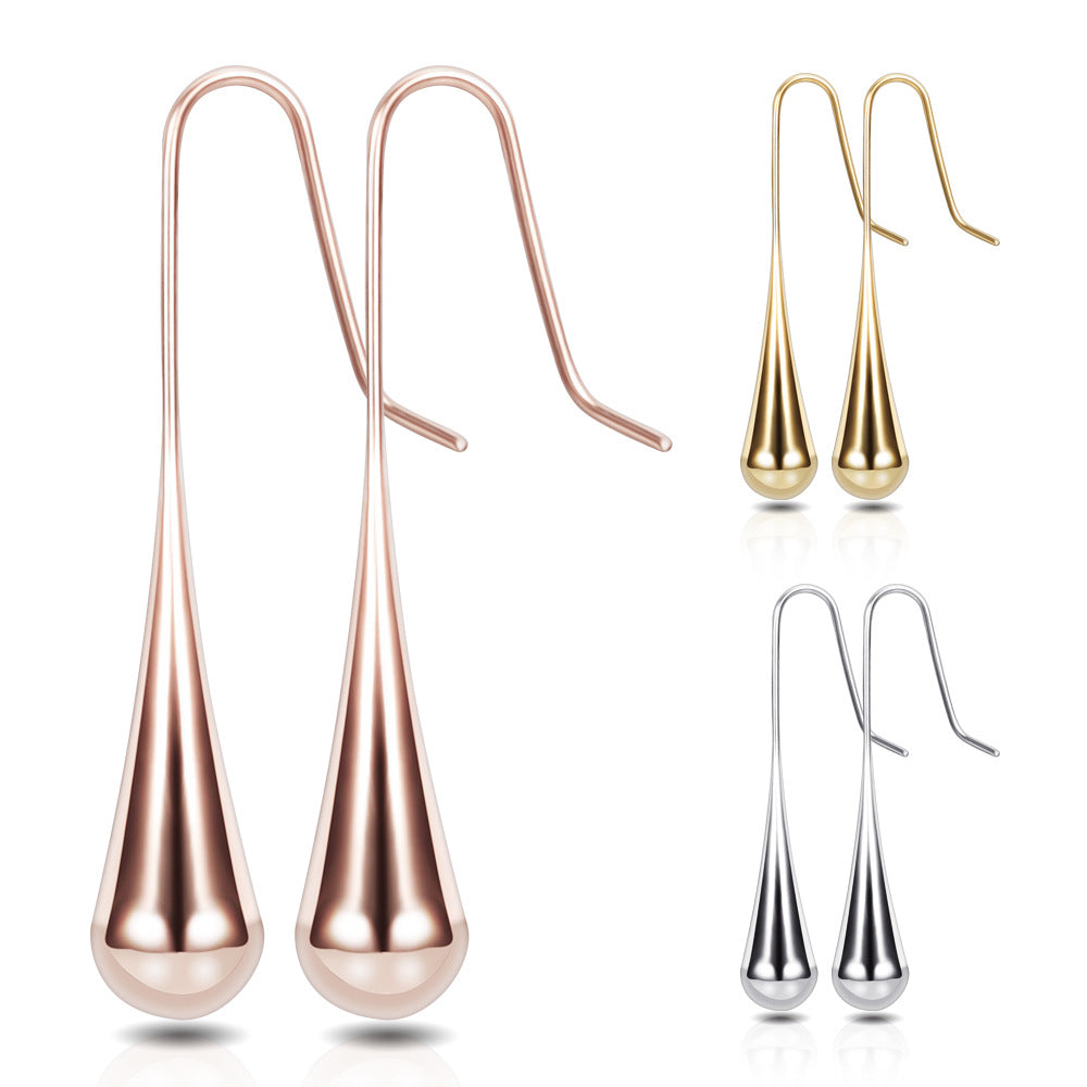 Damen Ohrhänger mit modernem Tropfen-Design Shop Nory