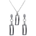 Damen Schmuckset mit eleganten Ohrhängern und passender Halskette Shop Nory
