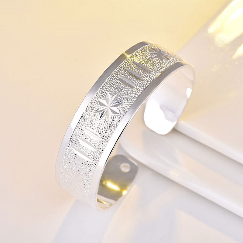 Damen Offenes Armreif mit kunstvollem Starburst-Design Shop Nory