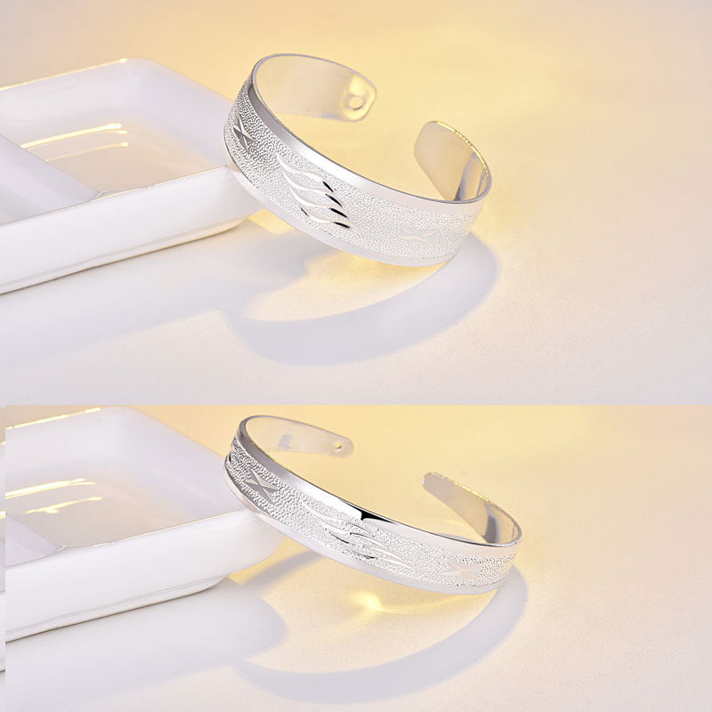 Damen Offener Armreif mit kunstvollem Stern-Design Shop Nory