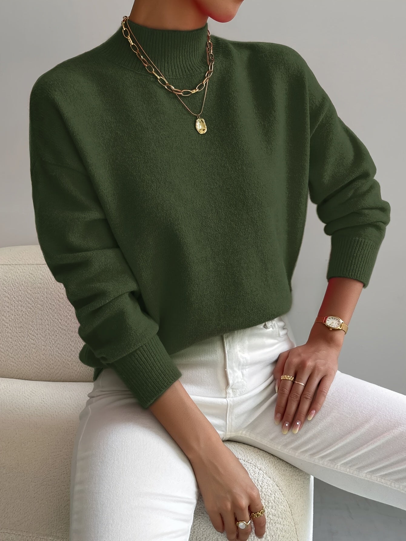 ShopNory | eleganter Rollkragenpullover