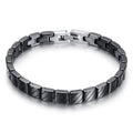Herren Armreif mit modernem designorientiertem Edelstahlverschluss Shop Nory