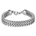Herren Robust geflochtenes Edelstahlarmband Shop Nory