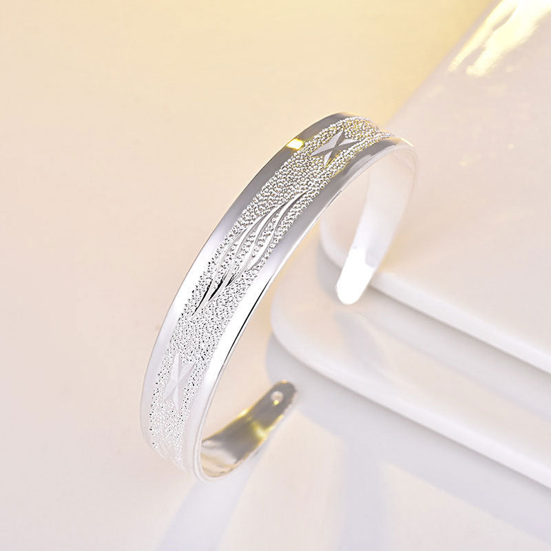 Damen Offener Armreif mit kunstvollem Stern-Design Shop Nory