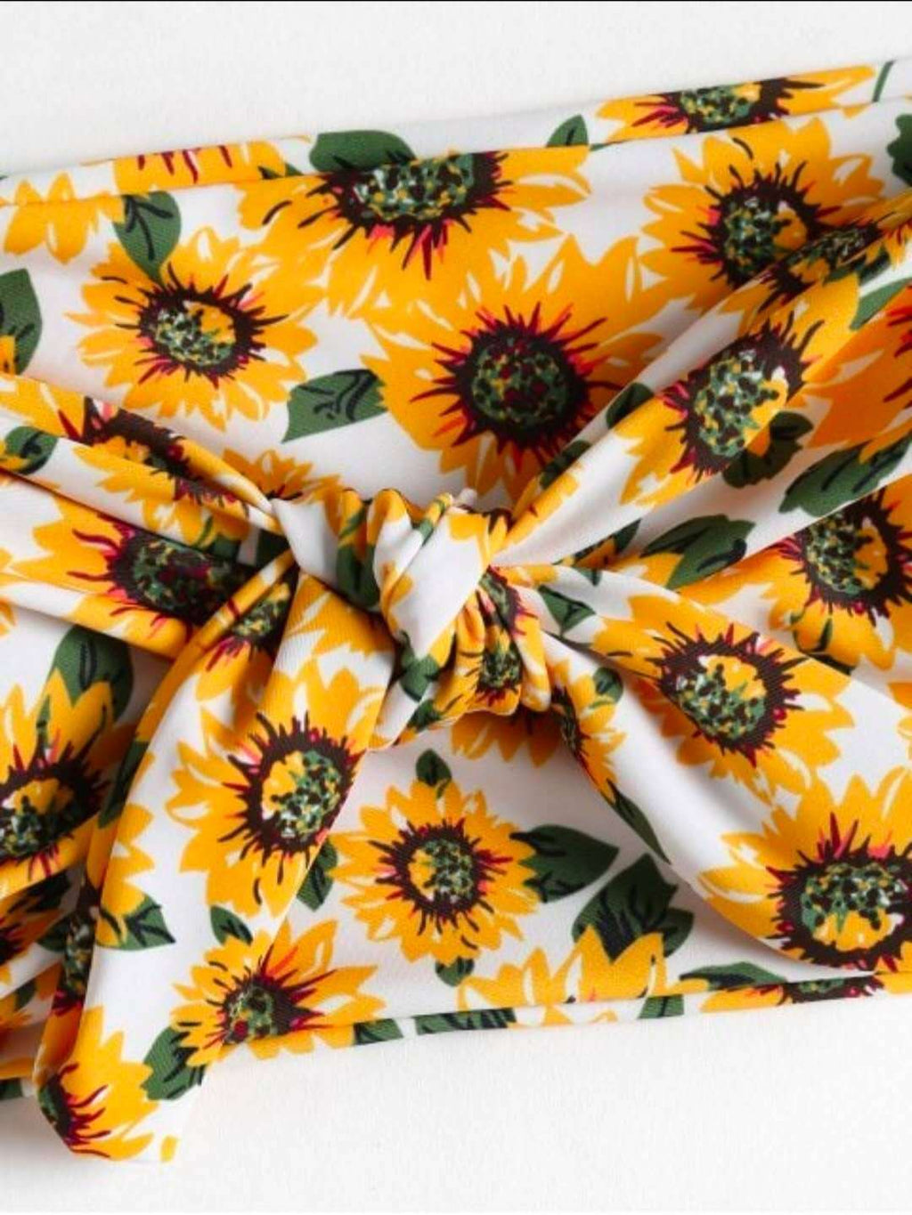 Damen Haarband mit verspieltem Sonnenblumenmuster