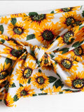 Damen Haarband mit verspieltem Sonnenblumenmuster