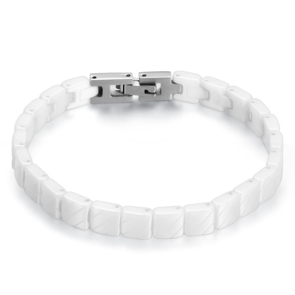Herren Armreif mit modernem designorientiertem Edelstahlverschluss Shop Nory