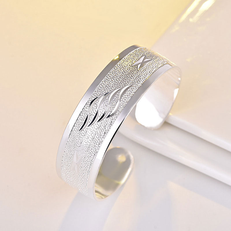Damen Offener Armreif mit kunstvollem Stern-Design Shop Nory