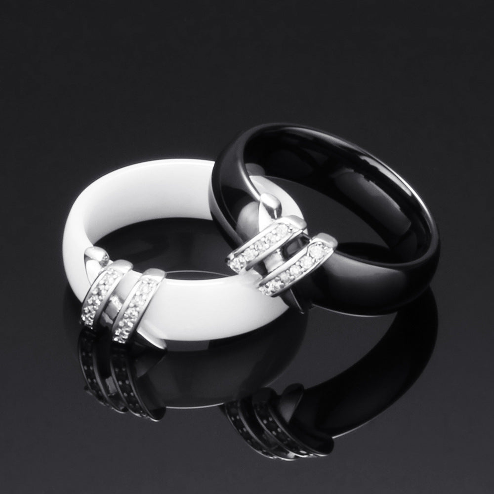 Damen Ring mit elegantem Design und funkelnden Zirkonia Shop Nory