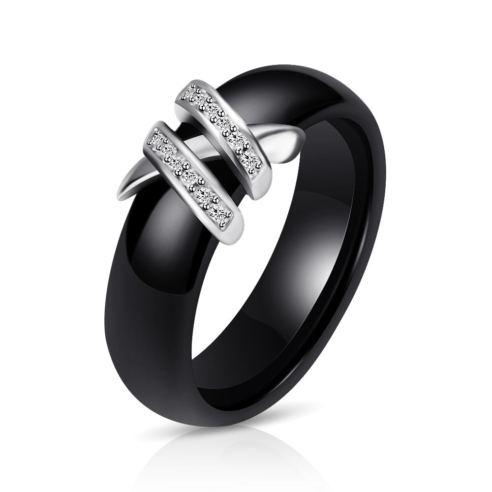 Damen Ring mit elegantem Design und funkelnden Zirkonia Shop Nory