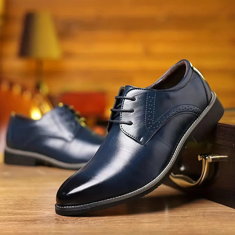 Business Style Anzugschuhe Herren Aus Kalbsleder