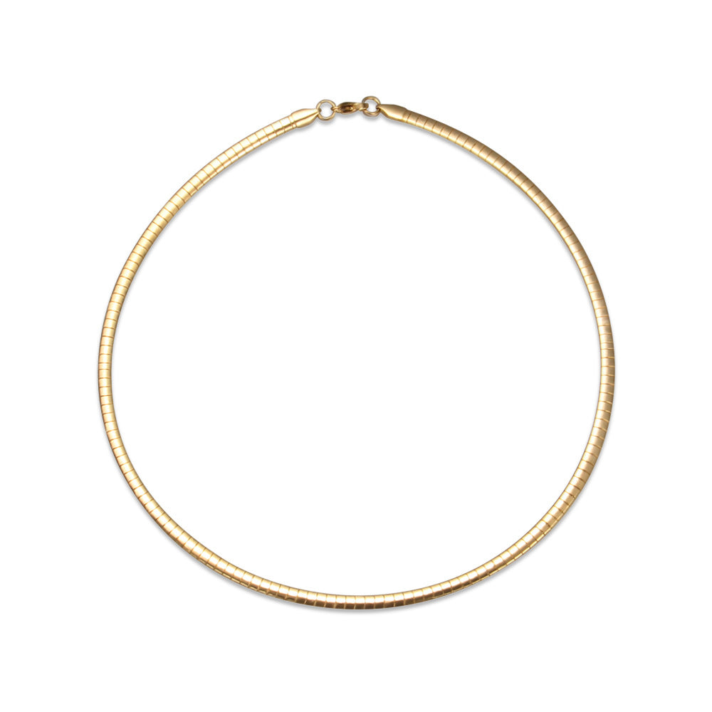 Damen Schlichte Halskette aus Edelstahl Shop Nory