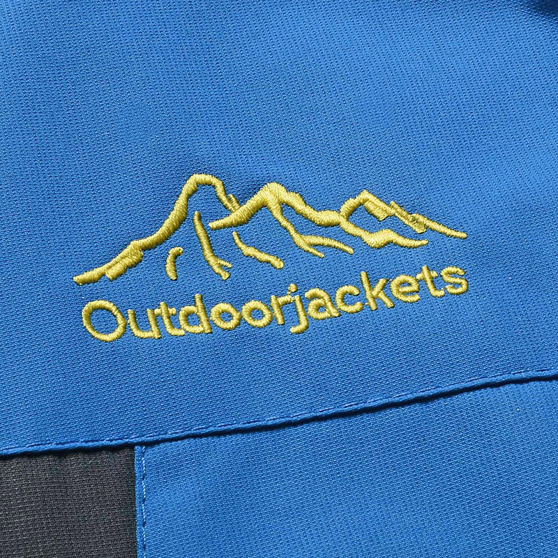 Herren dreilagige Softshell-Outdoorjacke mit abnehmbarer Kapuze und verschweißten Nähten Shop Nory