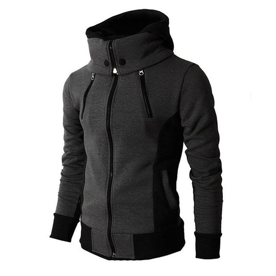 Herren Sportjacke mit abnehmbarer Kapuze und praktischen Taschen