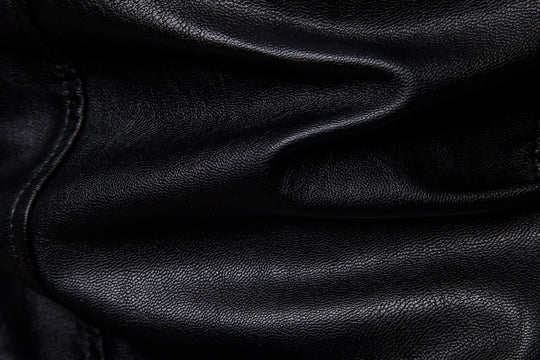 Herren Slim-Fit Lederoptik-Jacke mit Stehkragen, Ziernähten und durchgehendem Reißverschluss Shop Nory
