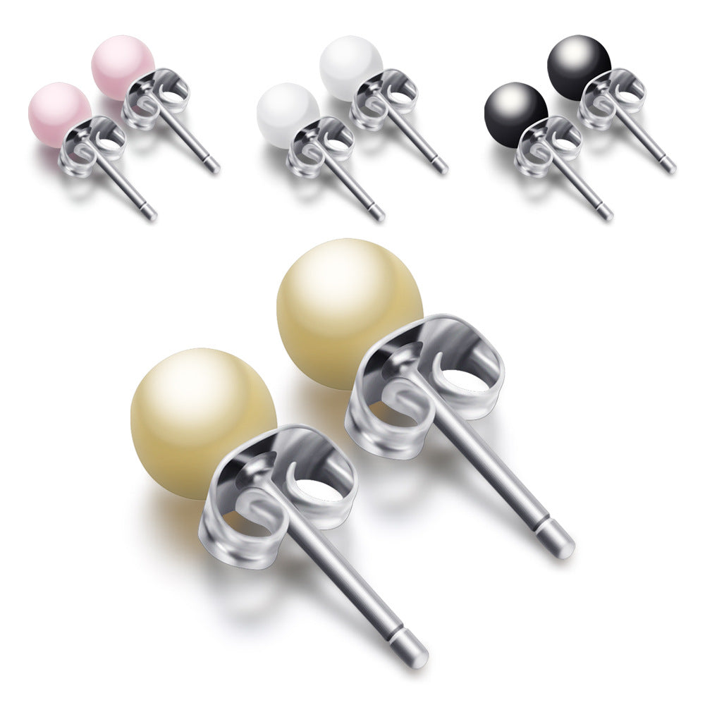 Damen Ohrstecker mit elegantem Design aus Edelstahl und funkelndem Kristall Shop Nory