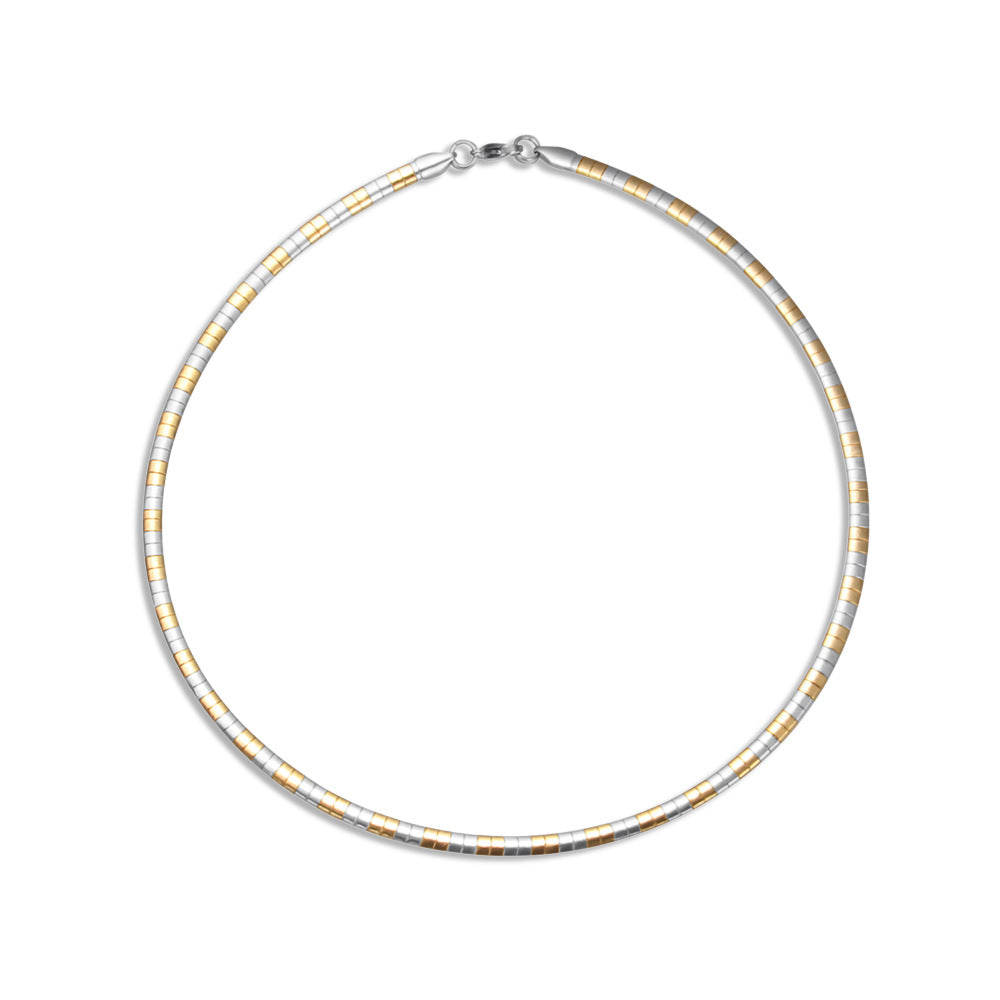 Damen Schlichte Halskette aus Edelstahl Shop Nory