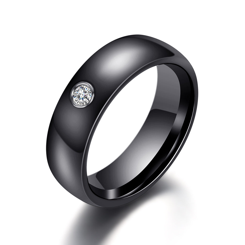 Damen Ring mit modernem, minimalistischen Design und funkelndem Zirkonia Shop Nory