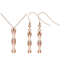 Damen Schmuckset mit eleganten Ohrringen und passender Halskette Shop Nory