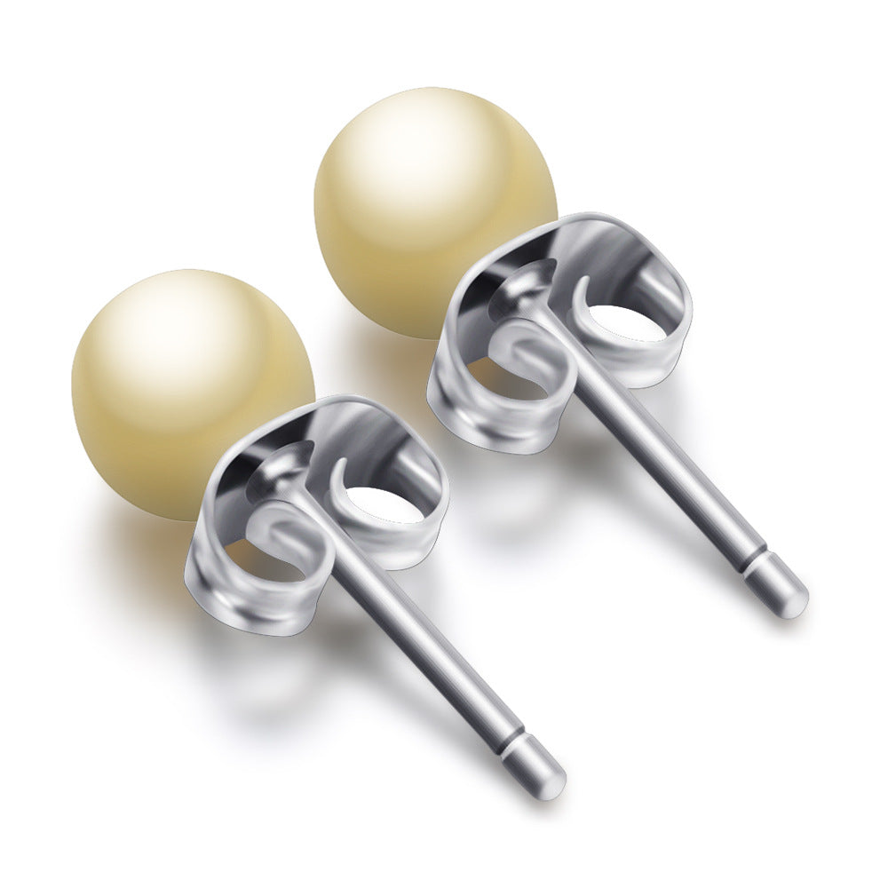 Damen Ohrstecker mit elegantem Design aus Edelstahl und funkelndem Kristall Shop Nory
