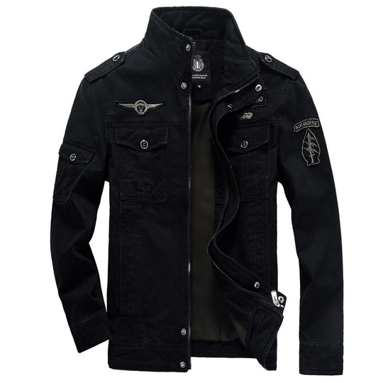 Herren Militärjacke im Biker-Stil Shop Nory