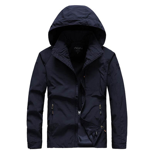Herren Kapuzen-Softshelljacke mit Mesh-Innenfutter und multifunktionalen Reißverschlusstaschen Shop Nory