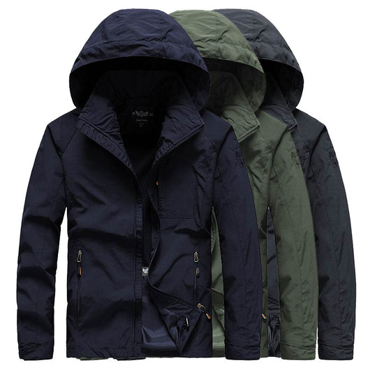 Herren Kapuzen-Softshelljacke mit Mesh-Innenfutter und multifunktionalen Reißverschlusstaschen Shop Nory