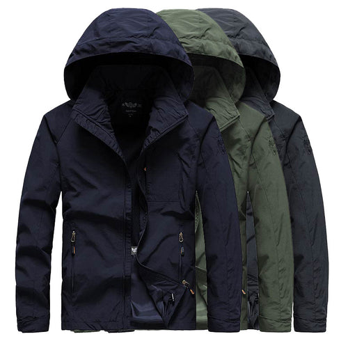 Herren Kapuzen-Softshelljacke mit Mesh-Innenfutter und multifunktionalen Reißverschlusstaschen Shop Nory