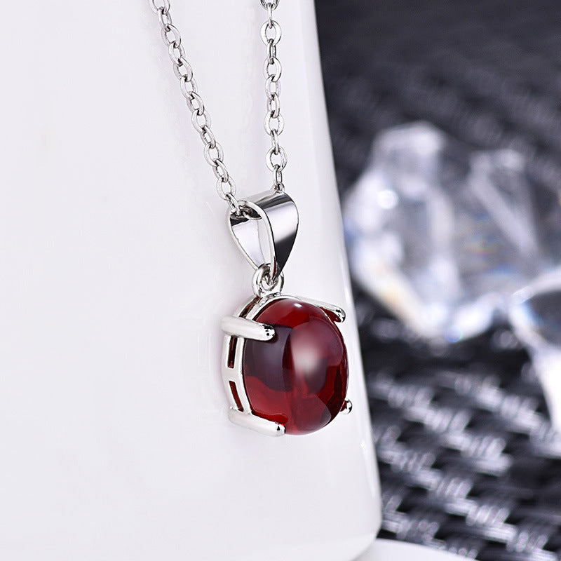 Damen Halskette mit hochwertigem grünen Jade-Anhänger und elegantem Silberdesign Shop Nory