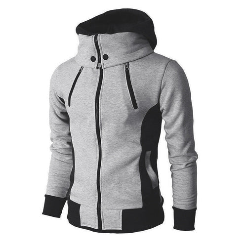 Herren Sportjacke mit abnehmbarer Kapuze und praktischen Taschen