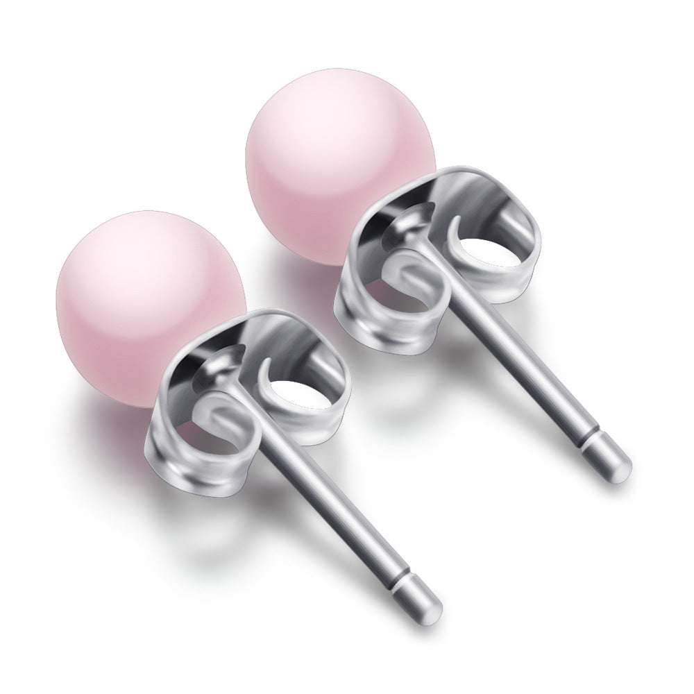 Damen Ohrstecker mit elegantem Design aus Edelstahl und funkelndem Kristall Shop Nory