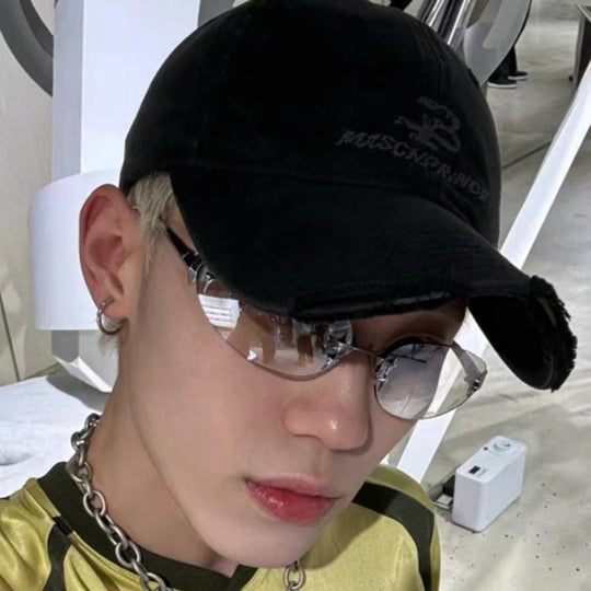 Shopnory | Star Rahmenlose Futuristische Sonnenbrille