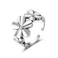 Damenring mit floralem Design aus hochwertigem Edelstahl Shop Nory