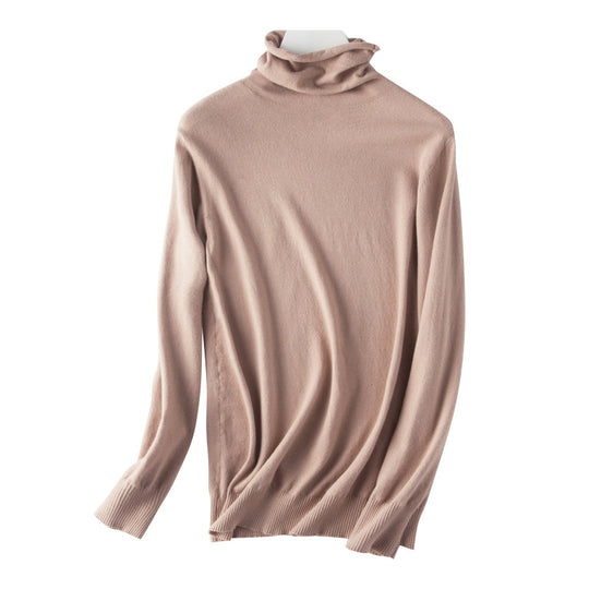 Damen leichter Feinstrick-Rollkragenpullover mit schmalem Schnitt Shop Nory