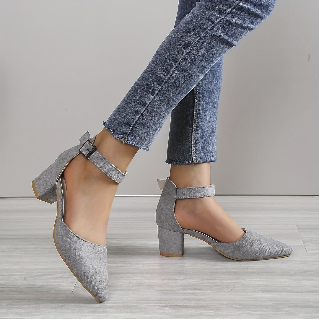Damen Sandalen mit Blockabsatz Schnürung, mit Knöchelriemen, Elegant