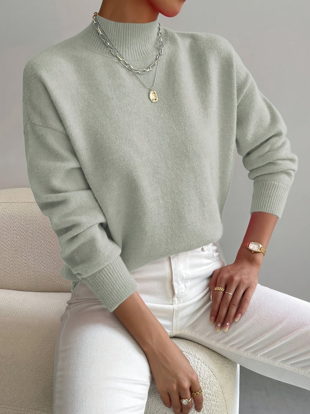 ShopNory | eleganter Rollkragenpullover