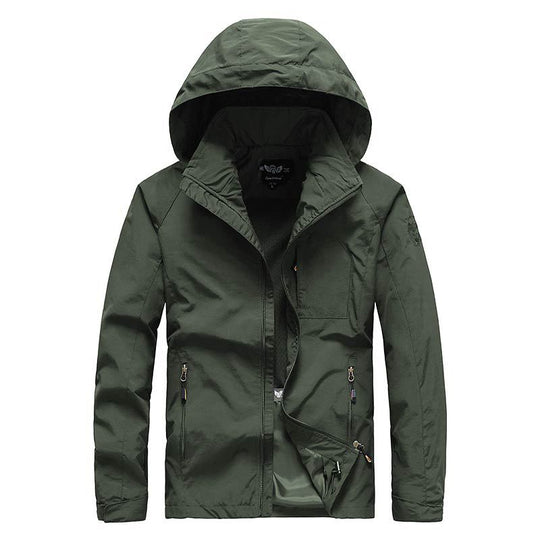 Herren Kapuzen-Softshelljacke mit Mesh-Innenfutter und multifunktionalen Reißverschlusstaschen Shop Nory