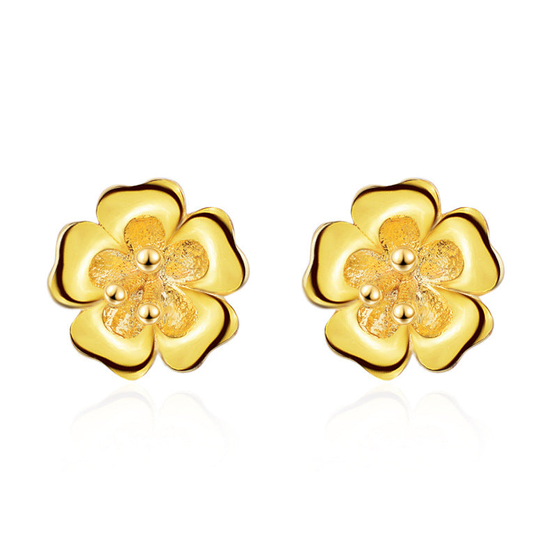 Damen Ohrringe mit kunstvollem Blumenmotiv Shop Nory