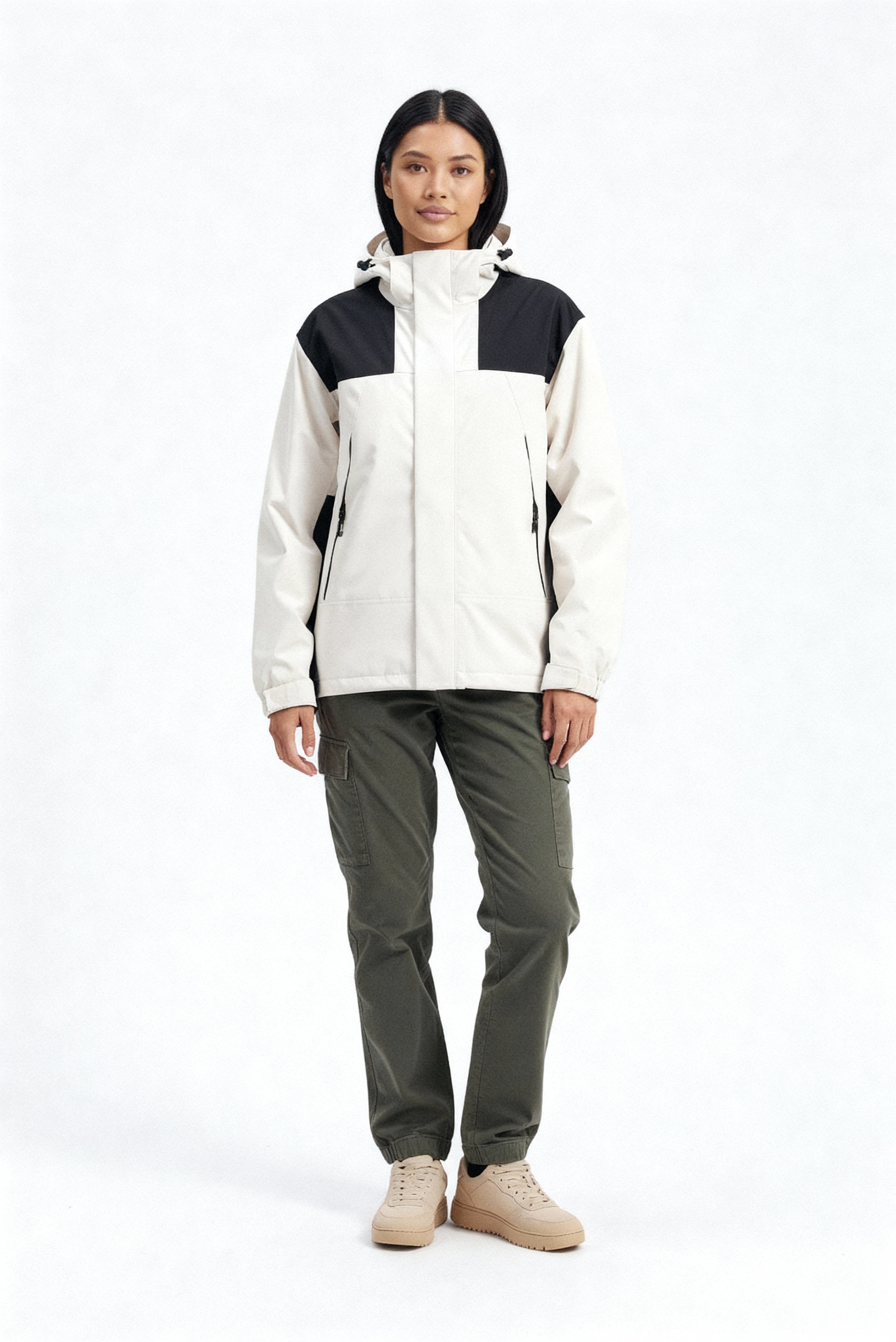 Damen Fleece 3-in-1 Winterjacke mit Kapuze & Wärmefunktion | ShopNory