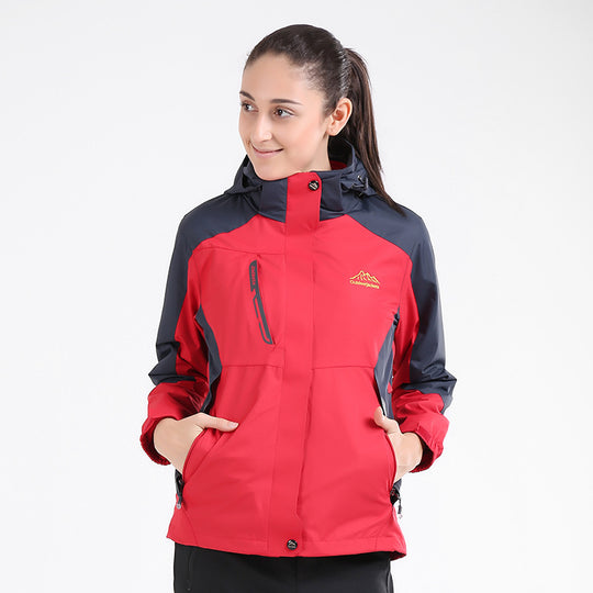 Herren Wasserdichte und atmungsaktive Outdoor-Softshelljacke mit Kapuze Shop Nory