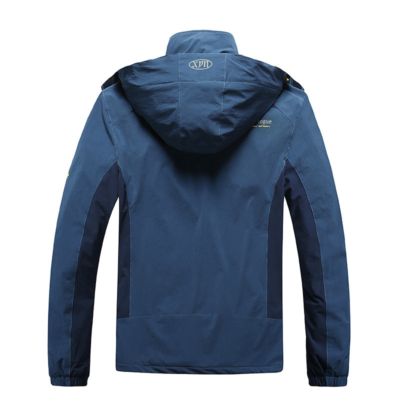 Damen Wasser- und winddichte Softshell-Trekkingjacke mit verstellbarer Kapuze Shop Nory