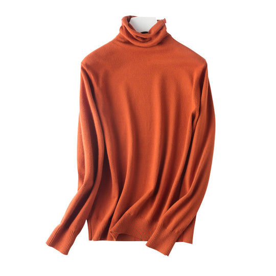 Damen leichter Feinstrick-Rollkragenpullover mit schmalem Schnitt Shop Nory