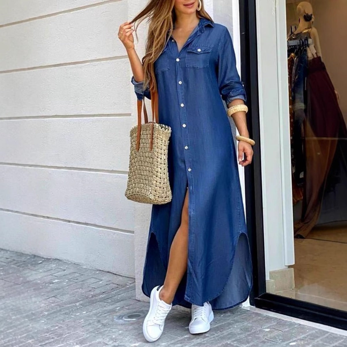 Mode Hemdkleid